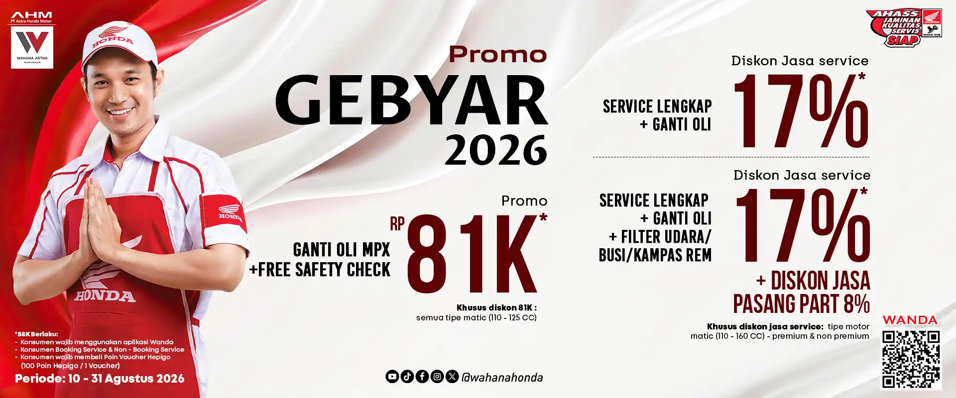 Promo AHASS AGS 26 Service